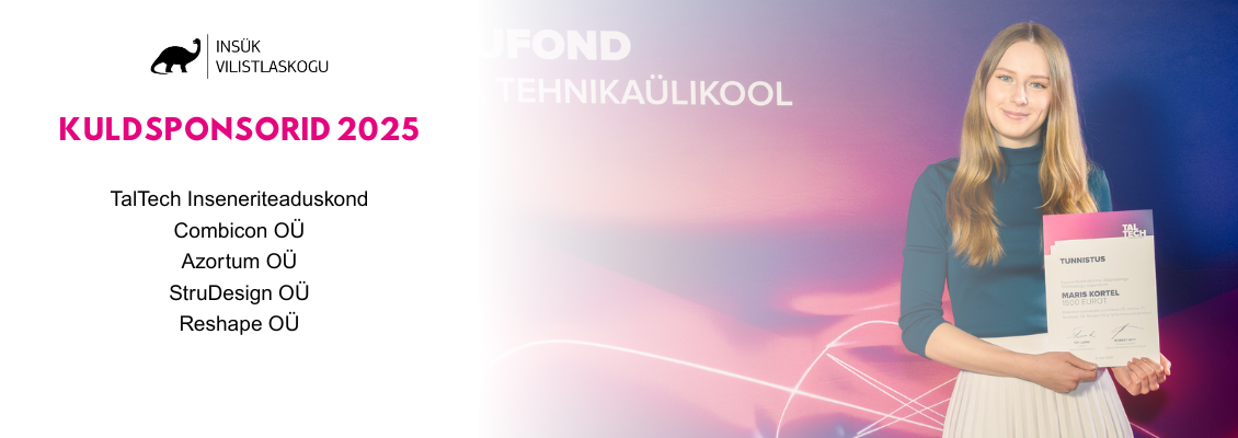 INSÜK Vilistlaskogu stipendiumifondi kuldsponsorid 2025