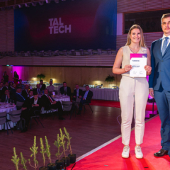 TalTech Arengufondi stipendiumiaktus 2025 kevad - Mihkel Aitsami nimelise stipendiumi stipendiaat ja Arengufondi nõukogu liige Karel Kundrats
