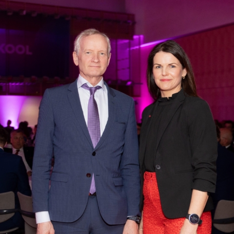 TalTechi rektor Tiit Land ja Arengufondi juhataja Elinor Toming